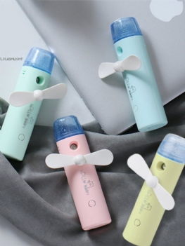Mini Spray Fan Przenośny Wentylator Usb Z Akumulatorem