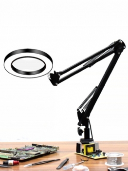 Szkło Powiększające Usb Led 3 Kolory Podświetlana Lampa Powiększająca Lupa Czytanie / Przeróbka / Lutowanie