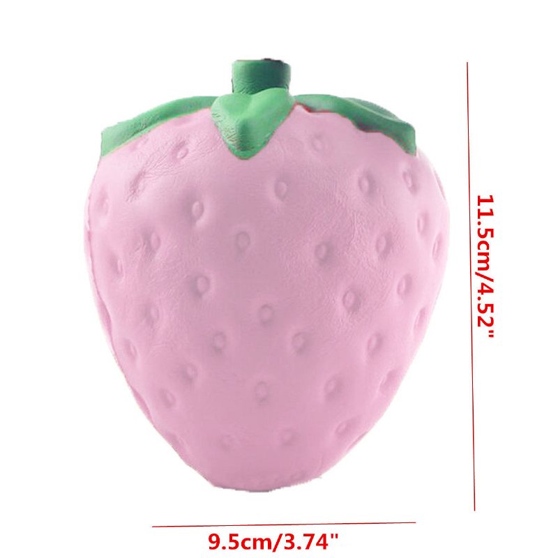 11.5 X 9.5 cm Kawaii Squishy Strawberry Soft Brelok Do Telefonu Torby Pasy Powolny Wzrost