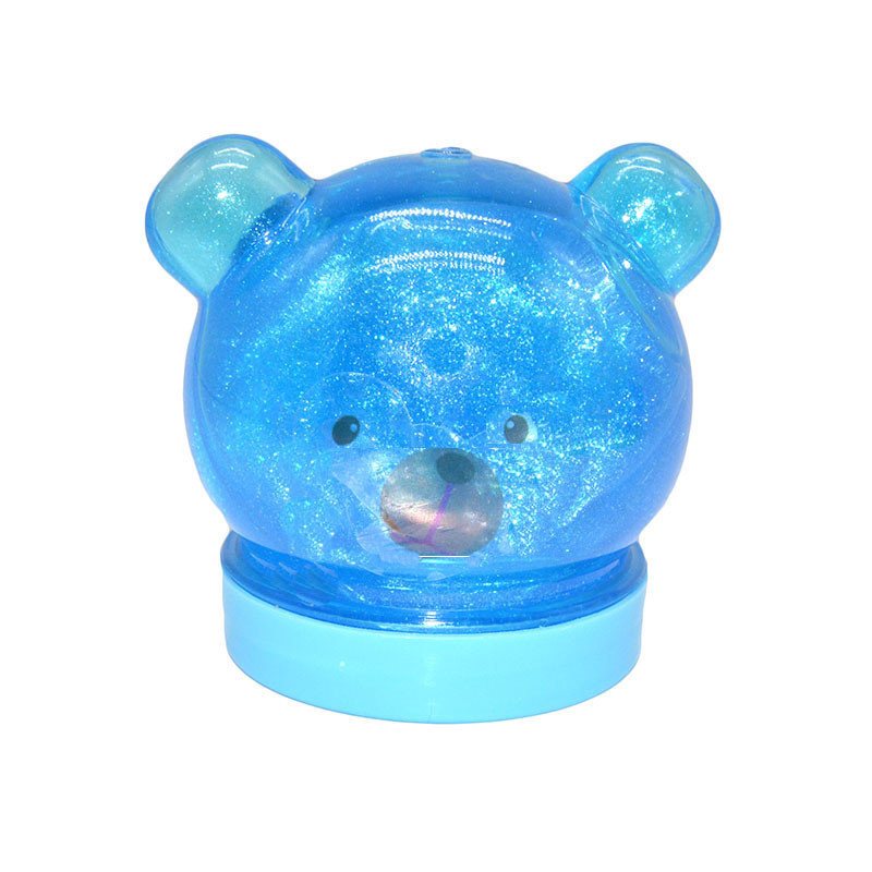 4 Sztuk Cute Animals Szlam Losowo Diy Glina Kryształowa Gumowe Błoto Plastelina Zabawki Prezent