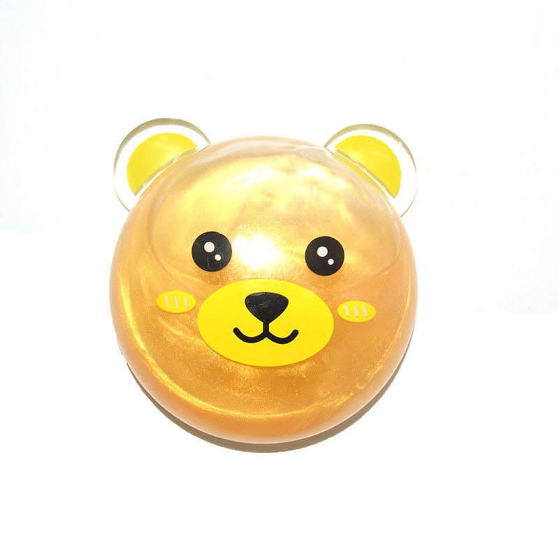 6 Sztuk Diy Kolorowe Zwierzęta Slime 8 cm Kryształ Błoto Kit Plastelina Blowing Bubble Toy Prezent