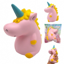 Areedy Squishy Baby Unicorn 14cm * 10cm * 8cm Super Wolno Rosnący Śliczny Różowy Pachnący Oryginalny Pakiet