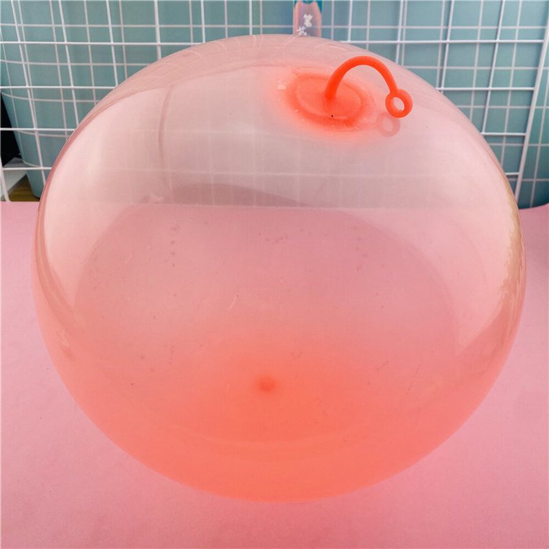 Bubble Ball Balon Śmieszne Zabawki Piłki Kid Przezroczyste Bounc Okrągłe Balony Do Dekoracji Dla Dzieci Zajęcia Na Świeżym Powietrzu