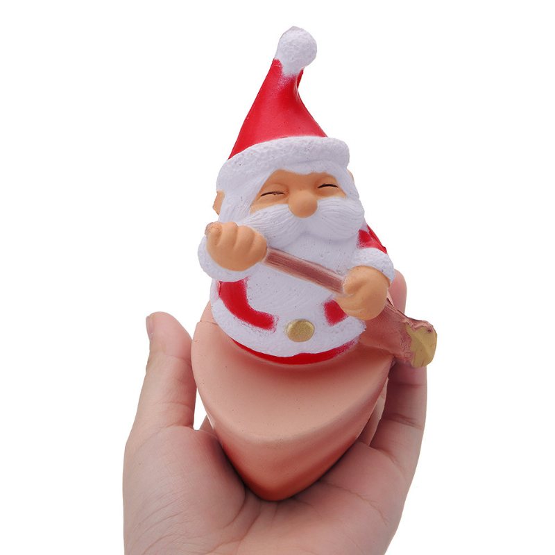 Christmas Rowing Man Squishy Soft Slow Rising With Packaging Collection Gift