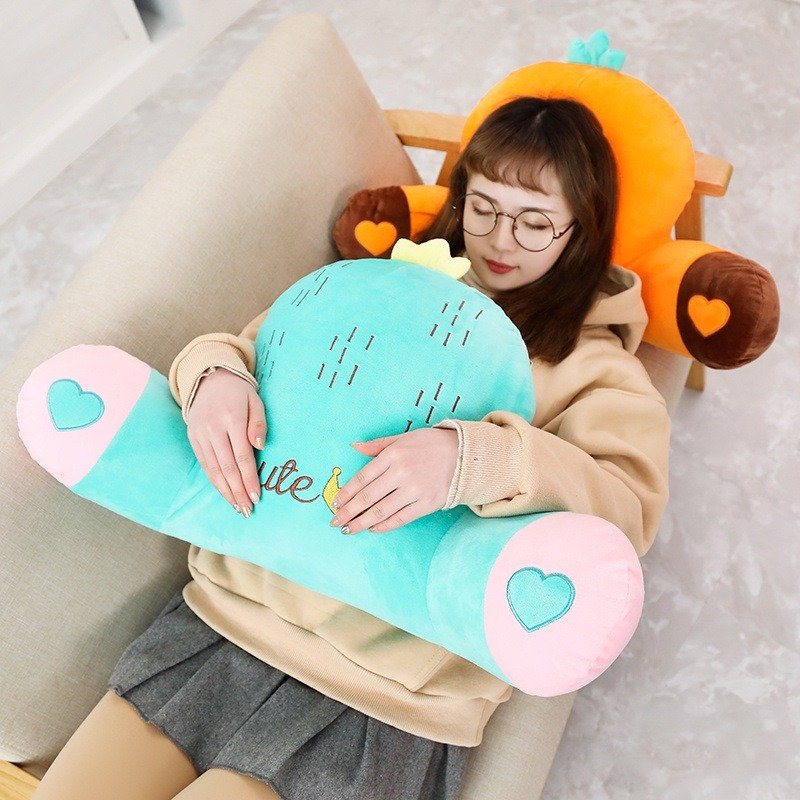 Cute Cartoon Jednorożec Flamingo Poduszka Lędźwiowa Kaktus Dinozaur Marchewka Pod Talię Home Decor