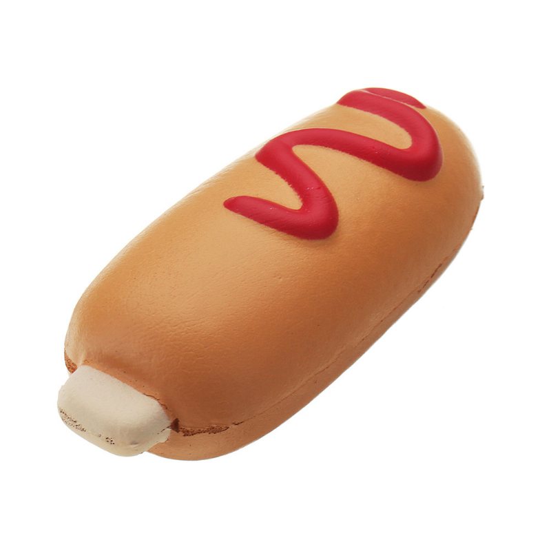 Hot Dog Squishy Miękka Zabawka Powolny Wzrost Kok Kawaii Kreskówka Kolekcja Prezentów