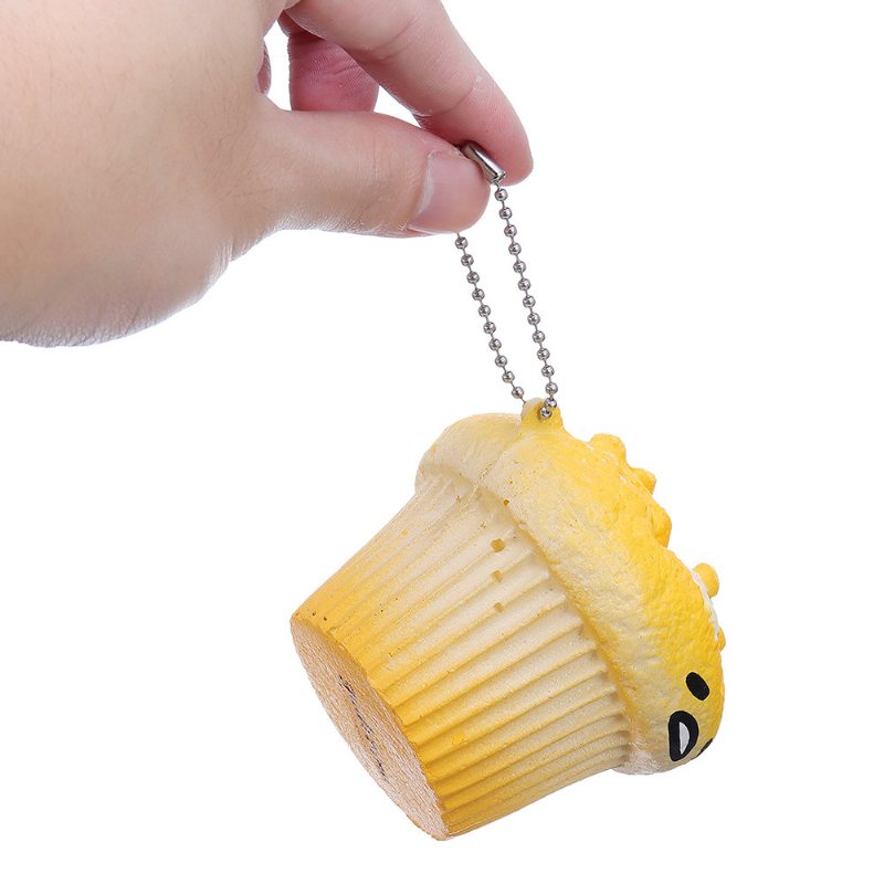 Lazy Egg Cupcake Gąbczasta Zabawka Wolno Rosnąca Z Opakowaniem
