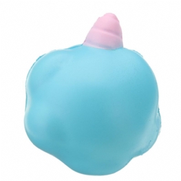 Różowy Mały Rogaty Zwierzęcy Squishy Powolny Wzrost Z Opakowaniem Kolekcja Prezent Miękka Zabawka