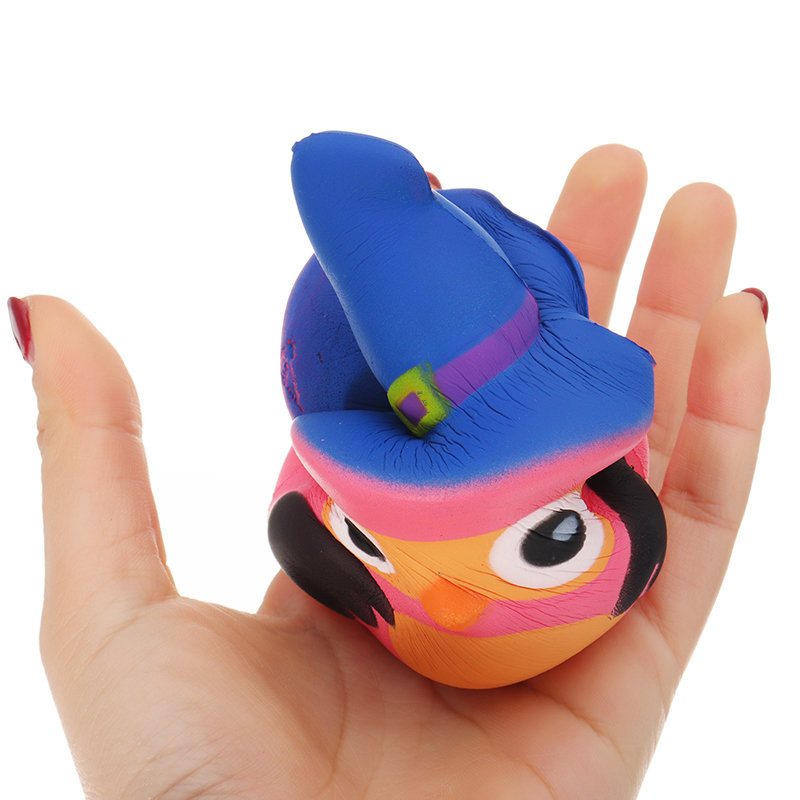 Squishy Dyniowy Ptak Powolny Rośnie Zabawka Dla Dzieci Zabawny Prezent Party Decor Wisiorek Telefonu