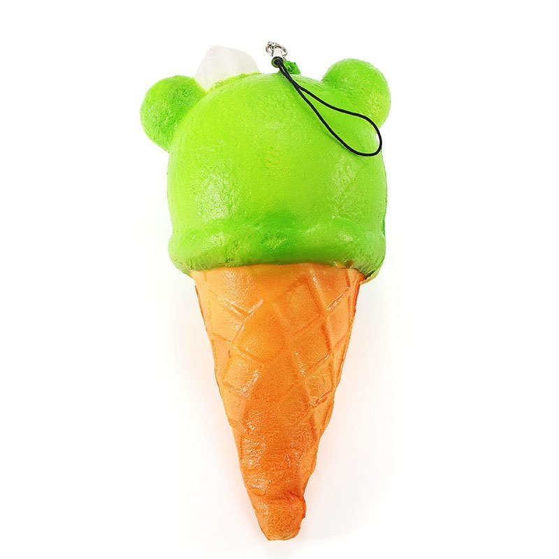 Squishy Ice Cream Bear Miękkie Powolne Rośnie Kolekcja Gift Decor Squish Squeeze Toy
