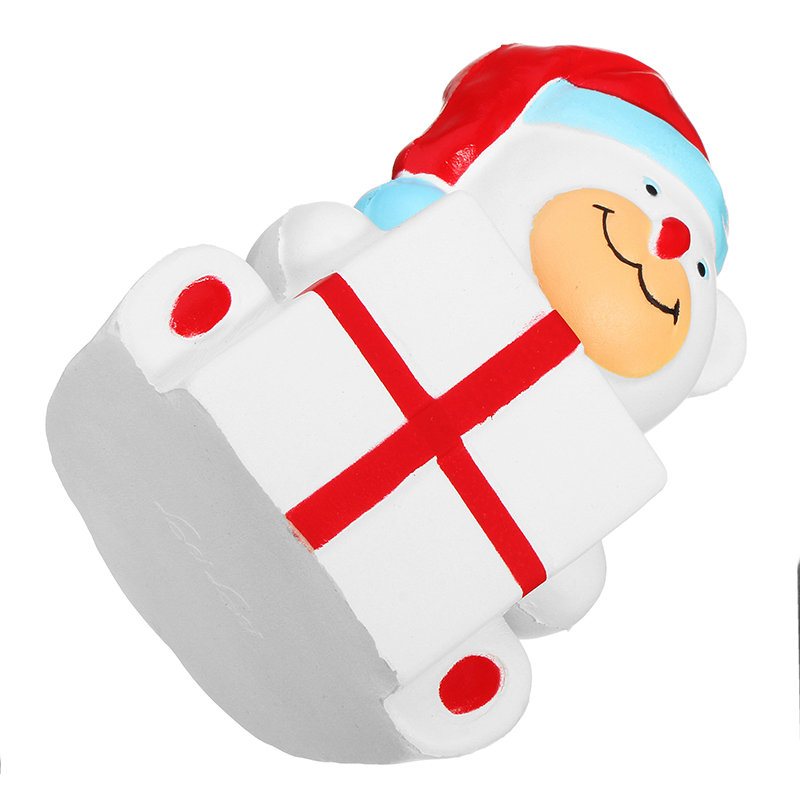Squishy Świąteczny Miś 11 cm Prezent Słodki Miękki Powolny Wzrost Kolekcja Dekoracyjna Zabawka