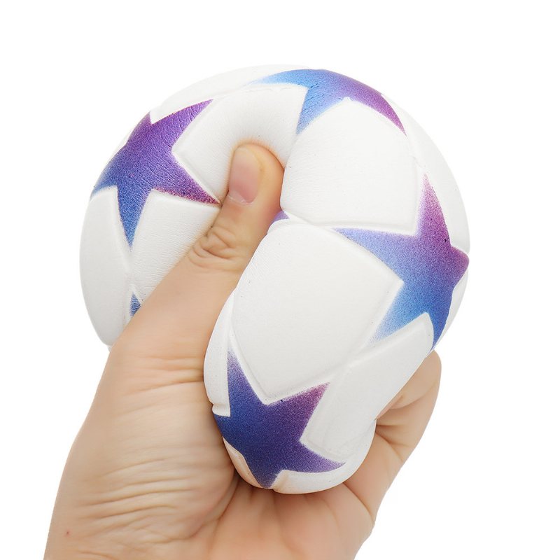 Star Football Squishy Powolny Wzrost Z Opakowaniem Kolekcja Upominkowa Miękka Zabawka
