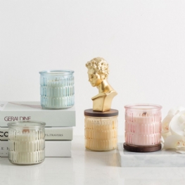 Świece Zapachowe Z Olejkiem Zapachowym Vintage Romantyczna Dekoracja Sypialni Hypnotic Purify Air Candles Przezroczyste Szkło