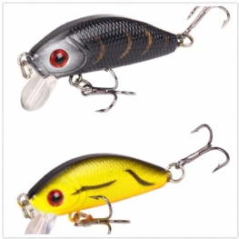 8 Sztuk Minnow Fishing Lure 50mm4.2g Topwater Twarda Przynęta Wobbler Jig Bait Crankbait Carp Striped Bass Pesca Sprzęt Wędkarski Swimbait