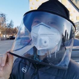 Ochronny Kapelusz Rybaka Z Osłoną Twarzy Odporny Na Plucie Na Kurz Kask Podróżny Do Ochrony Na Zewnątrz