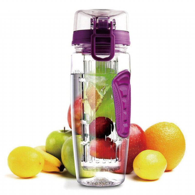 Bpa Free Fruit Infuser Sports Column Czajnik Plastikowy Kubek Na Owoce 1000 Ml Lemoniada Kosmiczna Butelka