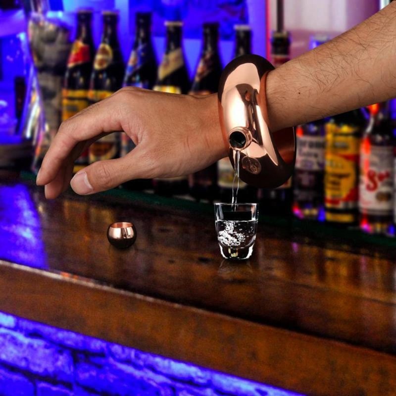 Bransoletka 3.5 Uncji Piersiówka Ze Stali Nierdzewnej Alkohol Kieszonkowy Flagon Whisky Drinkware