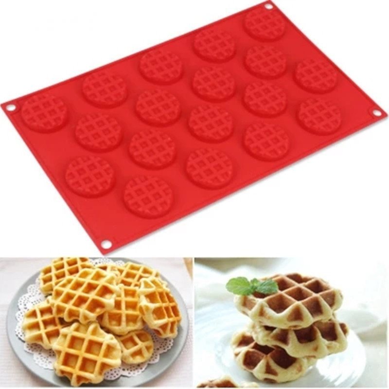 Diy Naczynia Kuchenne Taca Do Pieczenia W Kształcie Wafla Silikonowa Forma