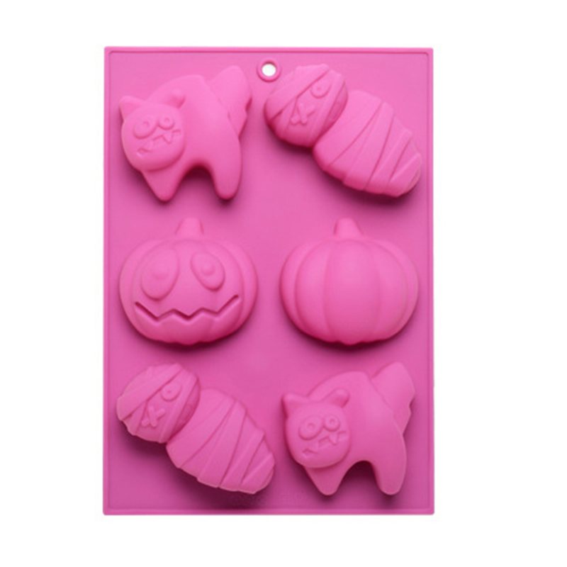 Silikonowa Forma Do Ciasta Z Przenośnym Otworem W Stylu Halloween Do Pieczenia W Wysokiej Temperaturze Diy Naczynia Do