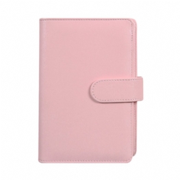 Wielofunkcyjny Notatnik Z Luźną Klamrą Magnetyczną A5/a6 Diary Jotter Z Wbudowaną Torbą Na Karty