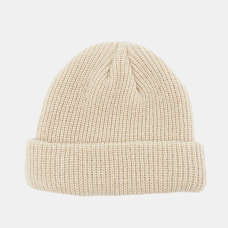 Czapka Z Daszkiem Z Dzianiny Unisex W Jednolitym Kolorze