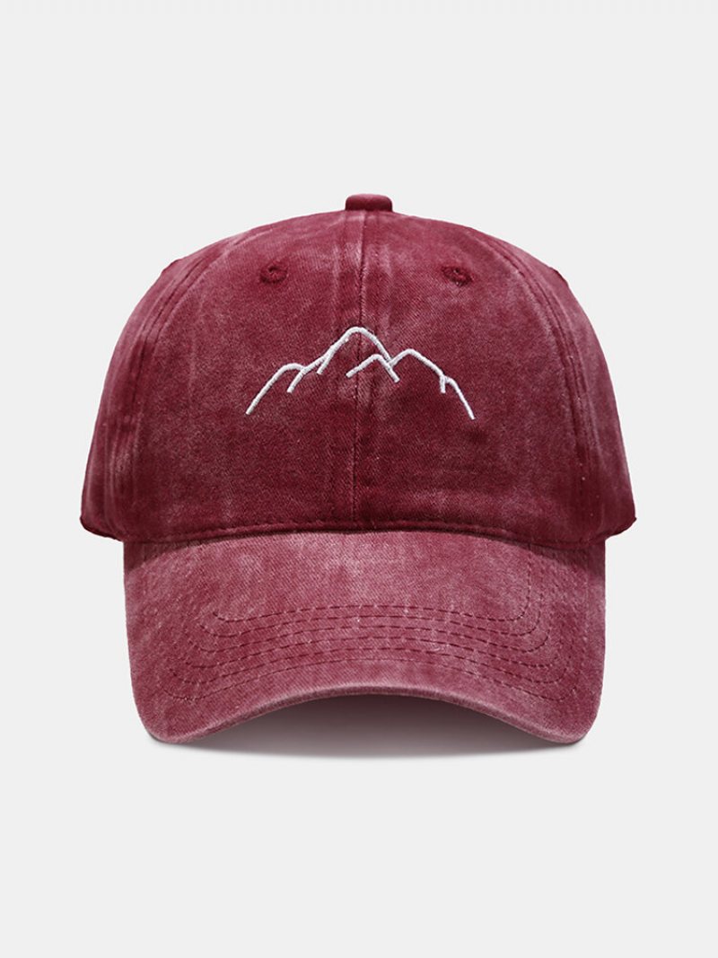 Unisex Bawełna Sporty Outdoorowe Prane Wykonane Stare Alpinizm Wędkarstwo Ochrona Przeciwsłoneczna Czapka Z Daszkiem Parasolka