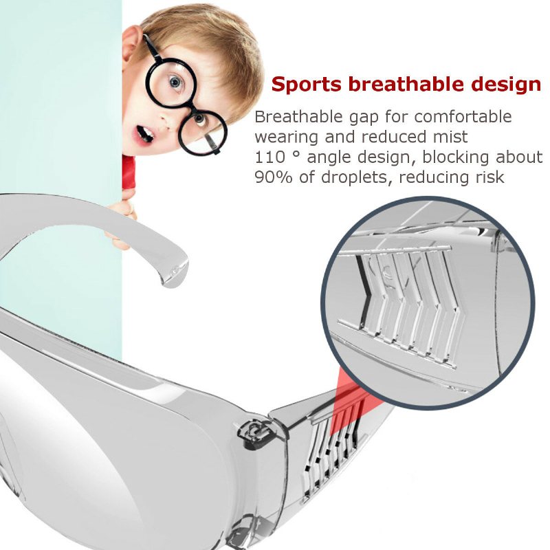 Unisex Lekkie Przeciwmgielne Okulary Ochronne Dla Dzieci Gogle Dla Dorosłych Odporne Na Grypę