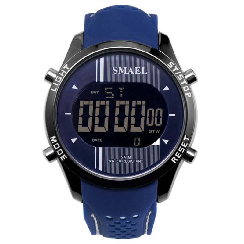 Cyfrowy Zegarek Sportowy Dla Mężczyzn Wielofunkcyjny Smartwatch 50m Wodoodporny Na Zewnątrz