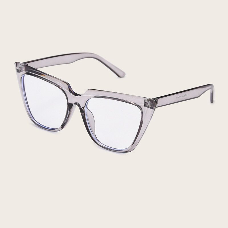 Niebieskie Światło Oprawki Do Okularów Damskie Okulary Kocie Oko Retro Ponadgabarytowe Optyczne