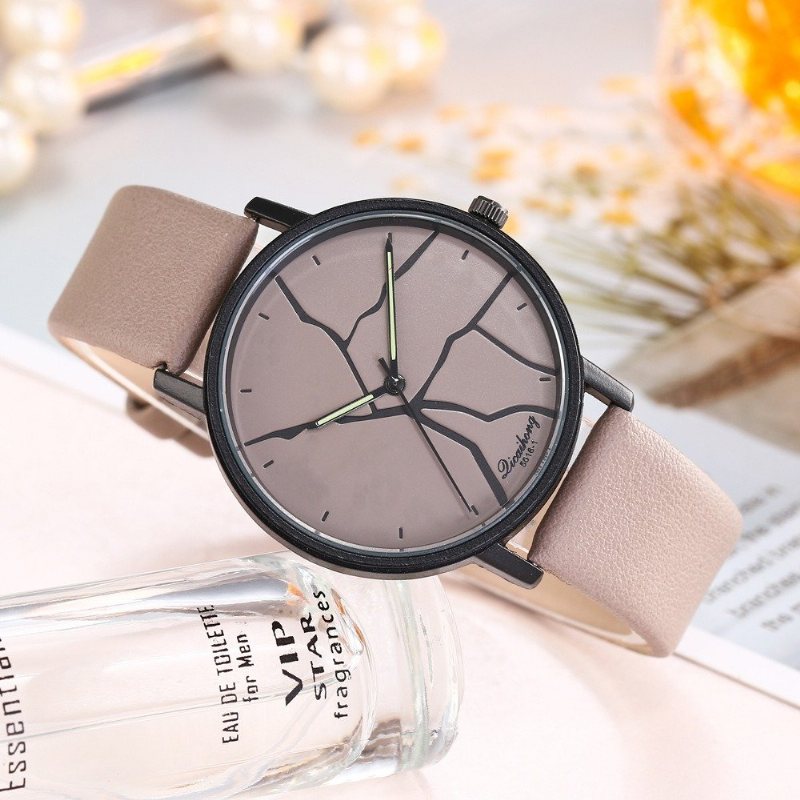 Trendy Flash Kobiety Zegarek Kwarcowy Pu Skórzany Na Talię Wodoodporny