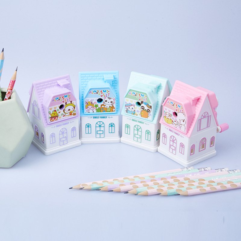 7901 Cute Pet Cottage Temperówka Moda Kreatywna Wyostrzyć Kolor Ołów Włącz