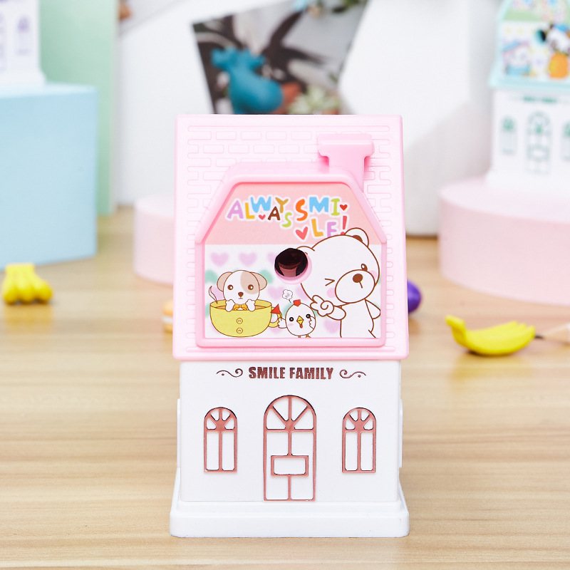 7901 Cute Pet Cottage Temperówka Moda Kreatywna Wyostrzyć Kolor Ołów Włącz
