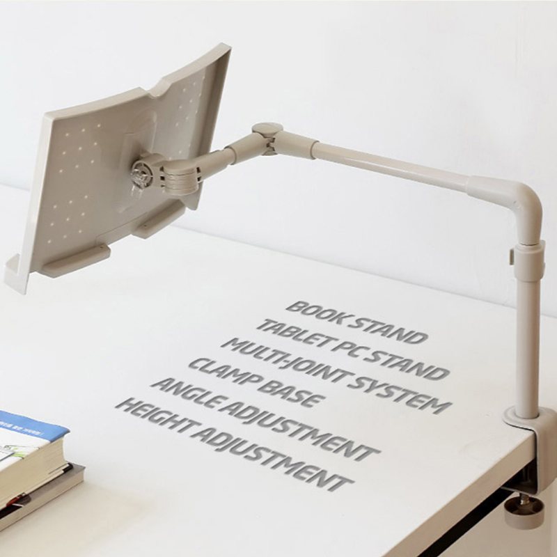 Stojak Na Książki Z Regulowanym Kątem Długości Na Obrotowy O 360 Stopni Na Nuty Na Laptopa Ipad Book