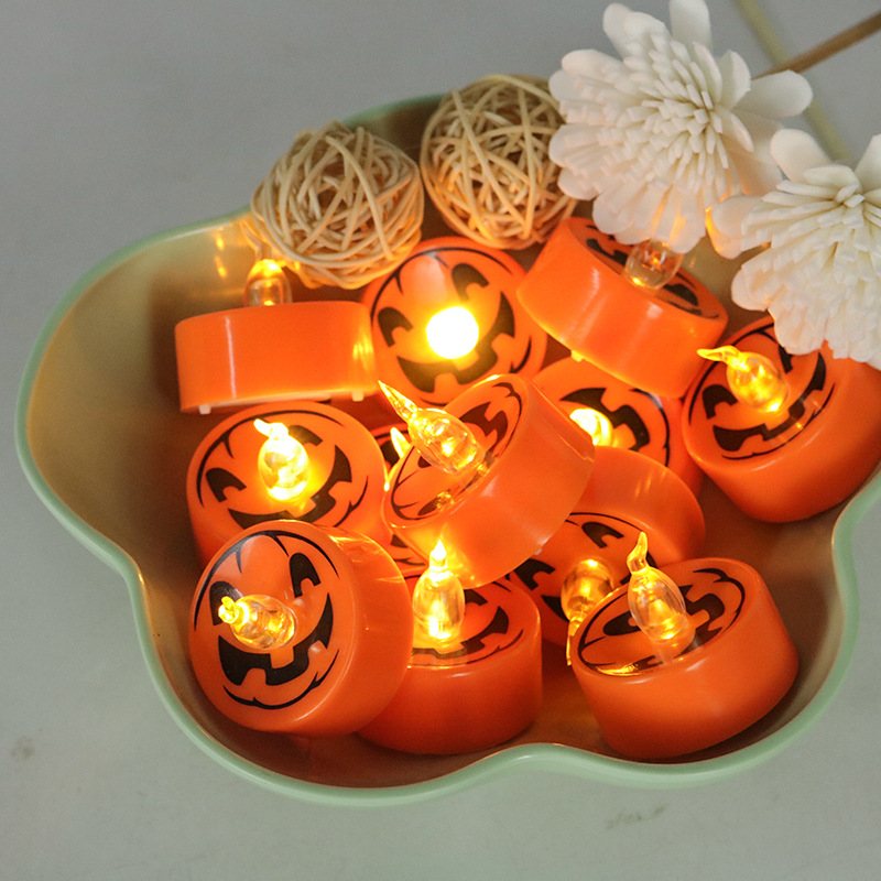 2023 Nowa Wodoodporna Słoneczna Świeca Dyniowa Lampa Halloween Dekoracja Led