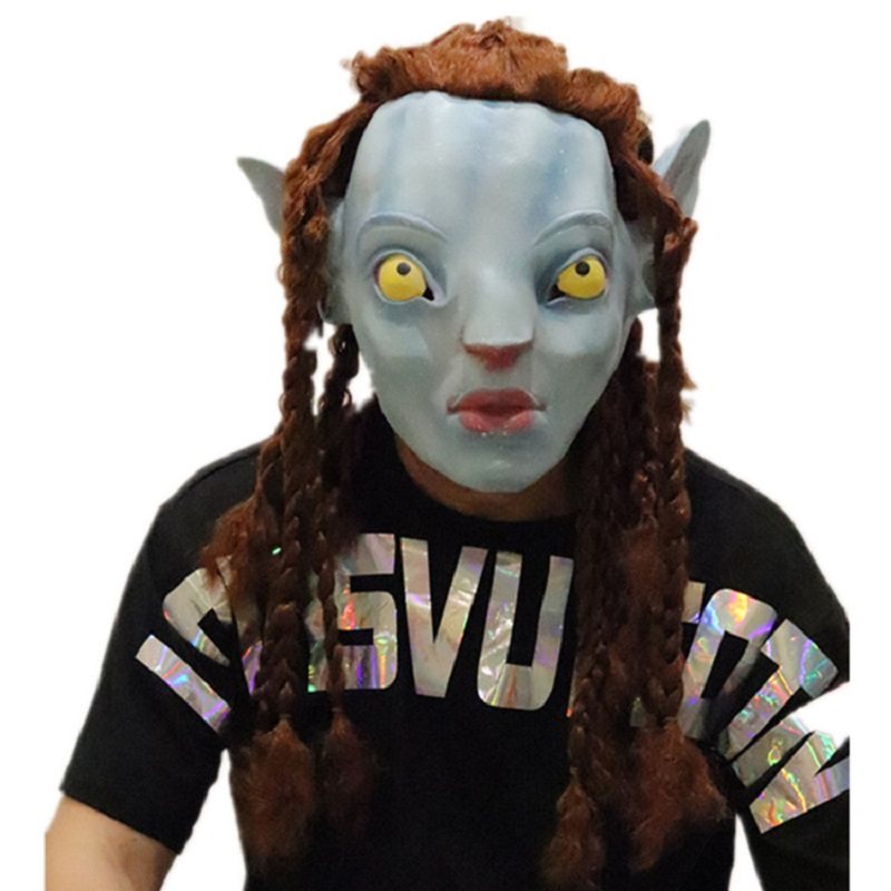 Avatar Deluxe Napowietrznych Dorosłych Jake Sully Maska Lateksowa Kostium Na Halloween Film Rola Rekwizyty Do Cosplay