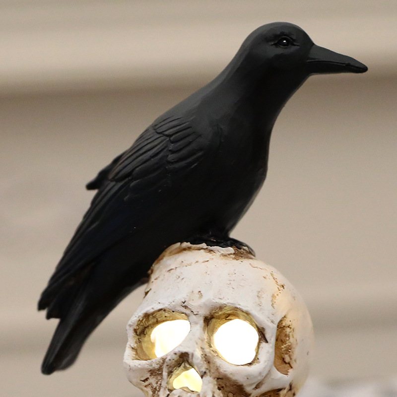 Dekoracje Na Halloween Horror Rekwizyty Żywica Czaszka Pasek Dekoracyjny Nawiedzony Dom Pokój Ewakuacyjny Duch Festiwal Ubioru