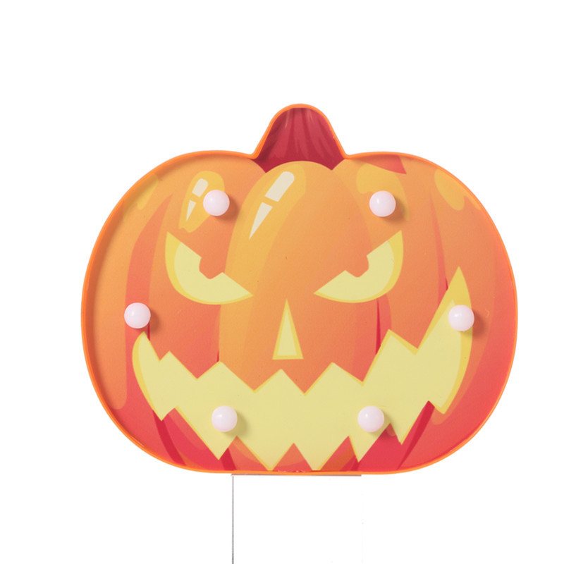 Halloween Dekoracja Latarnia Lampa Modelująca Nietoperz Pająk Czaszka Dyniowy Duch Festiwal Nocne Światło