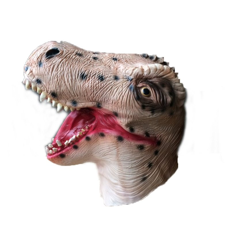 Maska Dinozaura Nowość Halloween Boże Narodzenie Wielkanoc Kostiumy Imprezowe Maski Zabawna Lateksowa Na Głowę Zwierzęcia