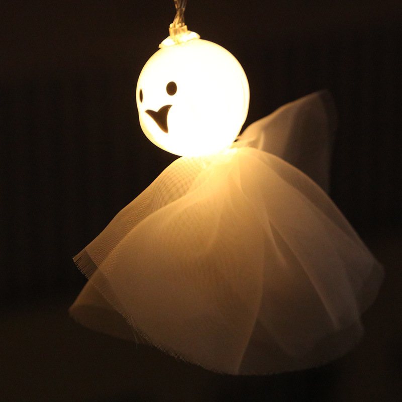 Outdoor Garden Led String Lights Lampiony Świąteczne Ghost Festival Supplies Na Halloween