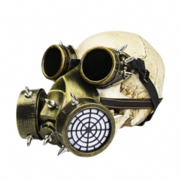 Steampunk Maska Gazowa Nit Gogle Żywica Szkielet Wojownik Pośmiertna Masquerade Akcesoria Cosplay Na Impreza Z Okazji Halloween Prezent