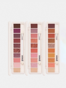 10 Kolorów Paleta Cieni Do Powiek Conceler Matte Shimmer Glitter Wodoodporny Cień Do W Proszku