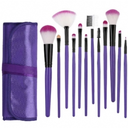 12 Sztuk Zestaw Pędzli Do Makijażu Pędzle Do Do Cieni Do Powiek Korektor Eyeliner Brow Blending Brush Narzędzie Kosmetyczne