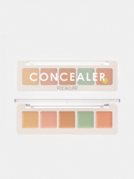 5 Kolorów Paleta Korektorów Cover-up Dark Circles Acne Natural Moisturising Face Makeup
