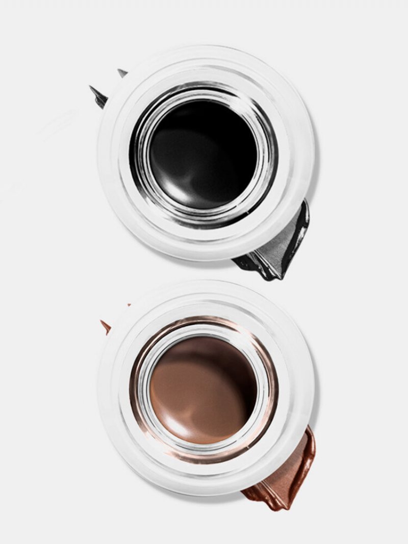 5 Kolorów Podwójnego Zastosowania Eyeliner W Żelu Wodoodporny Długotrwały Kremowy Do Brwi