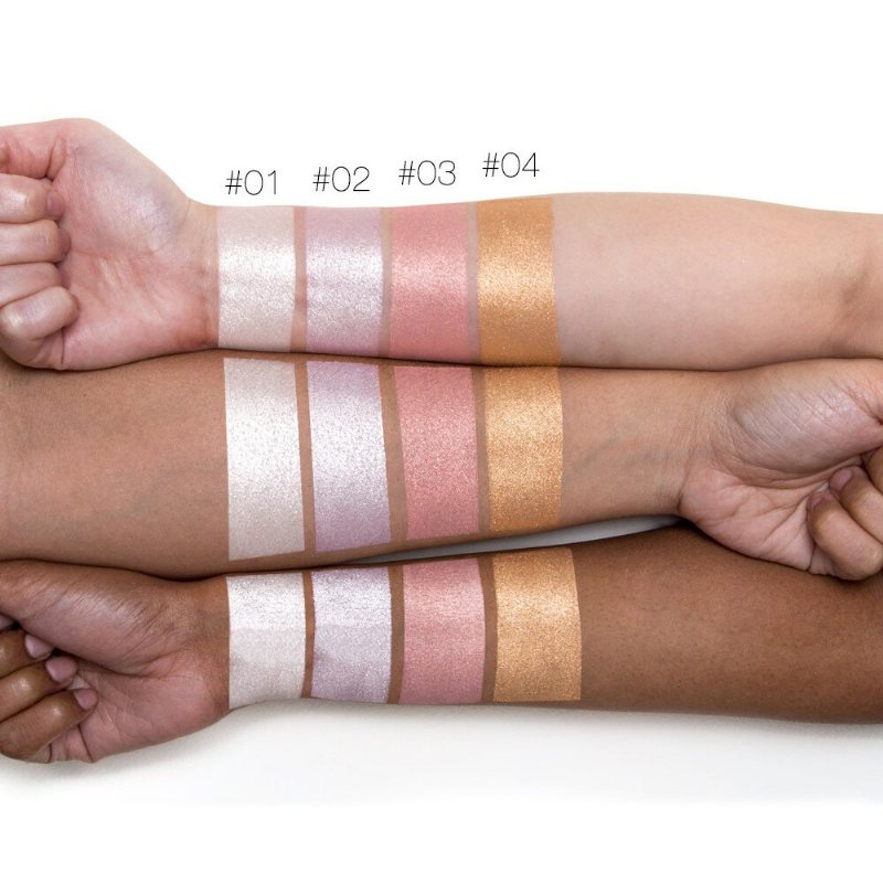 Heart Shimmer Highlighters Palette Lasting Glow Rozświetlacz W Proszku Do Makijażu Twarzy 3d