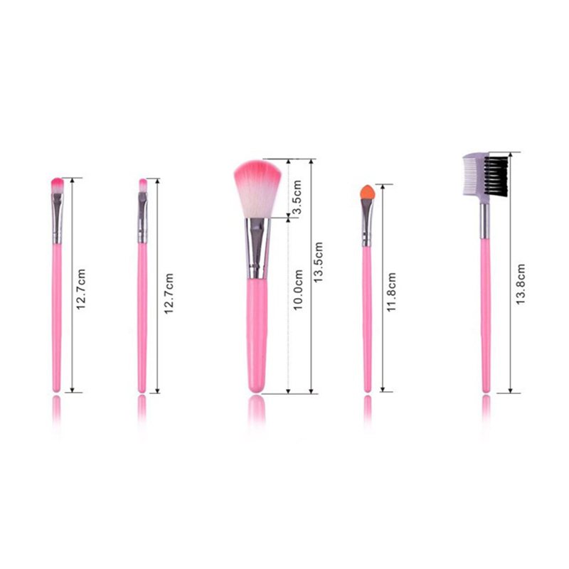 La Milee 20/5 Sztuk Zestaw Pędzli Do Makijażu Cień Do Powiek Podkład W Proszku Eyeliner Rzęsy Pędzel Do Kosmetyczne Uroda Narzędzi Hot