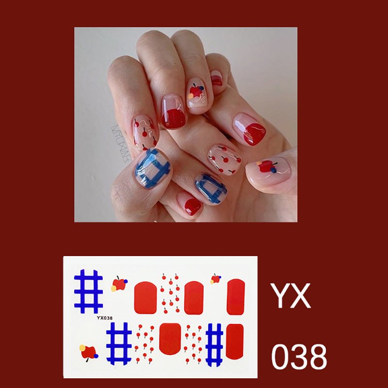 Naklejki Do Paznokci Z Kreskówek Manicure Pełne Do Z Jednorożec Do