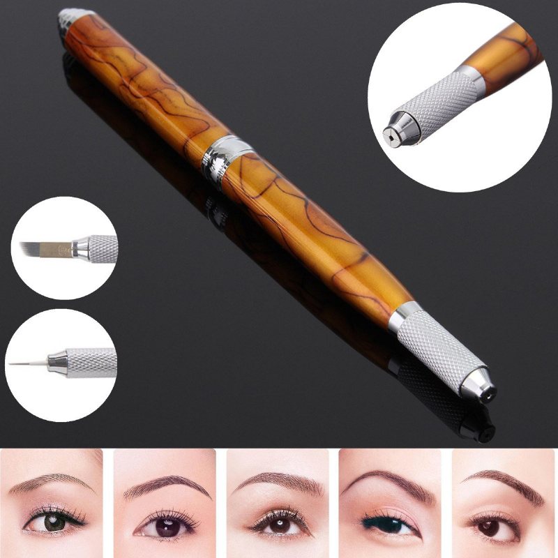 Pióro Do Tatuażu Brwi Makijaż Permanentny Ręczny Ołówek Do Microblading