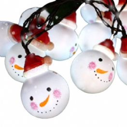 Śliczne Delikatne 10 20 30 Diod Led Przytulne Romantyczne Lampki Bałwana Ciąg Świąteczne Party Ozdoby Do Dekoracji Dziedzińca