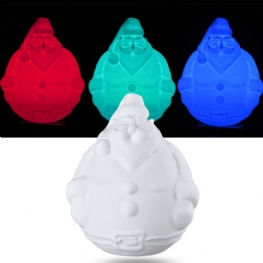 Xmas Nowy Kreatywny Śliczny Święty Mikołaj Ojciec Boże Narodzenie Model Spożywczy Druk 3d Pla Lampka Nocna